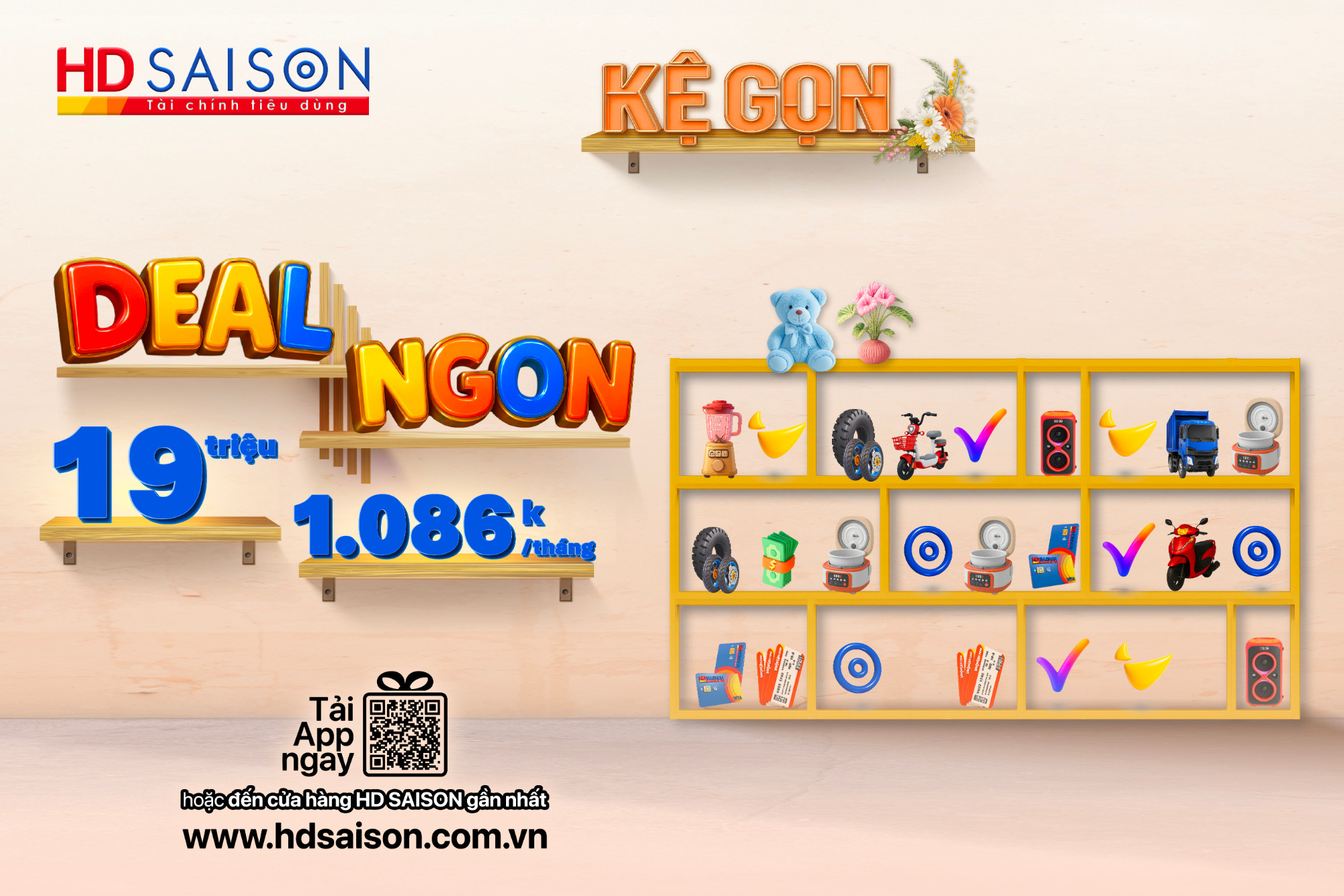 Ngập tràn “deal ngon”| Vay đến 19 triệu, chỉ trả từ 1.086k/tháng