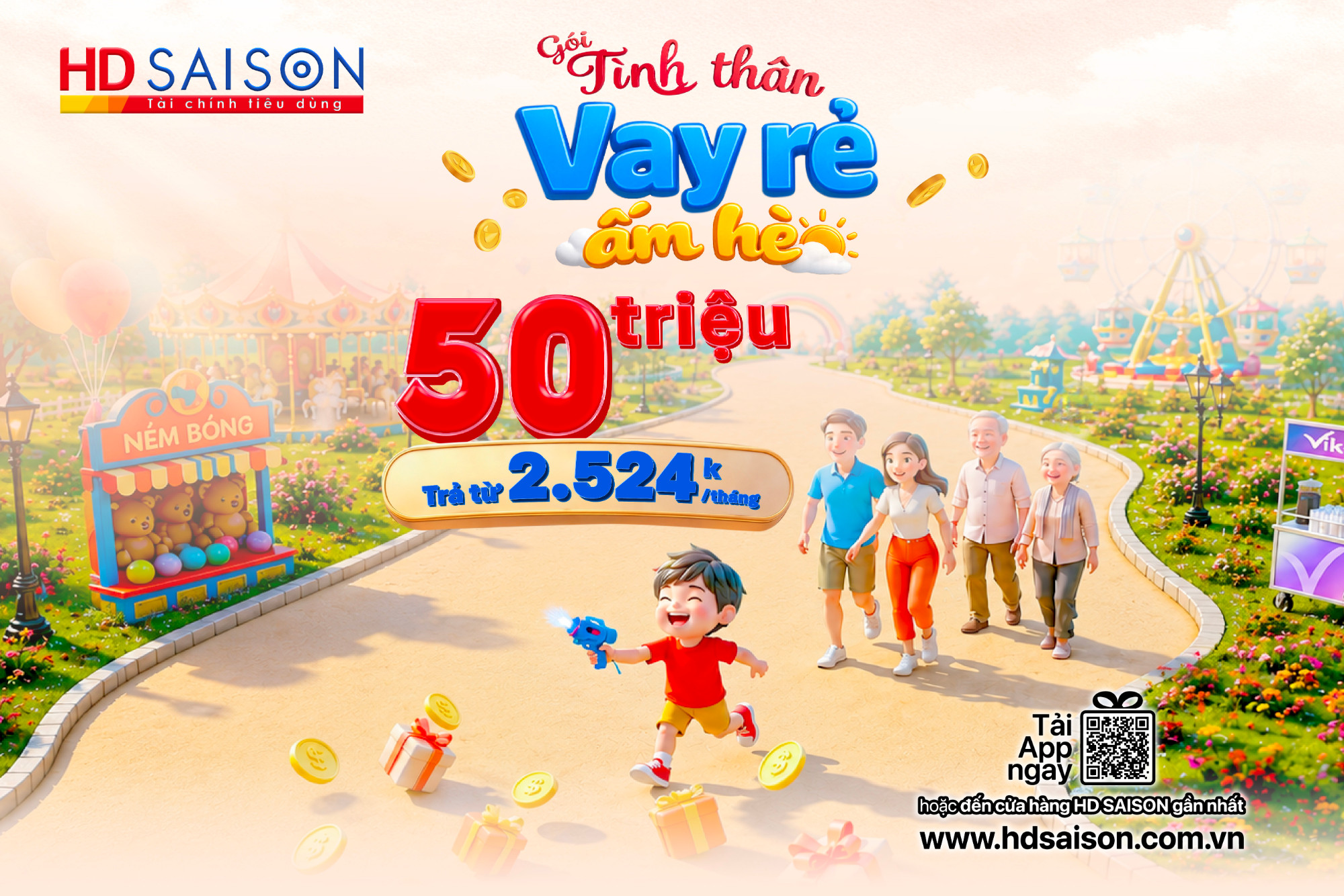 Khám Phá Gói “Tình thân” - Vay Rẻ, Ấm Hè Từ HD SAISON