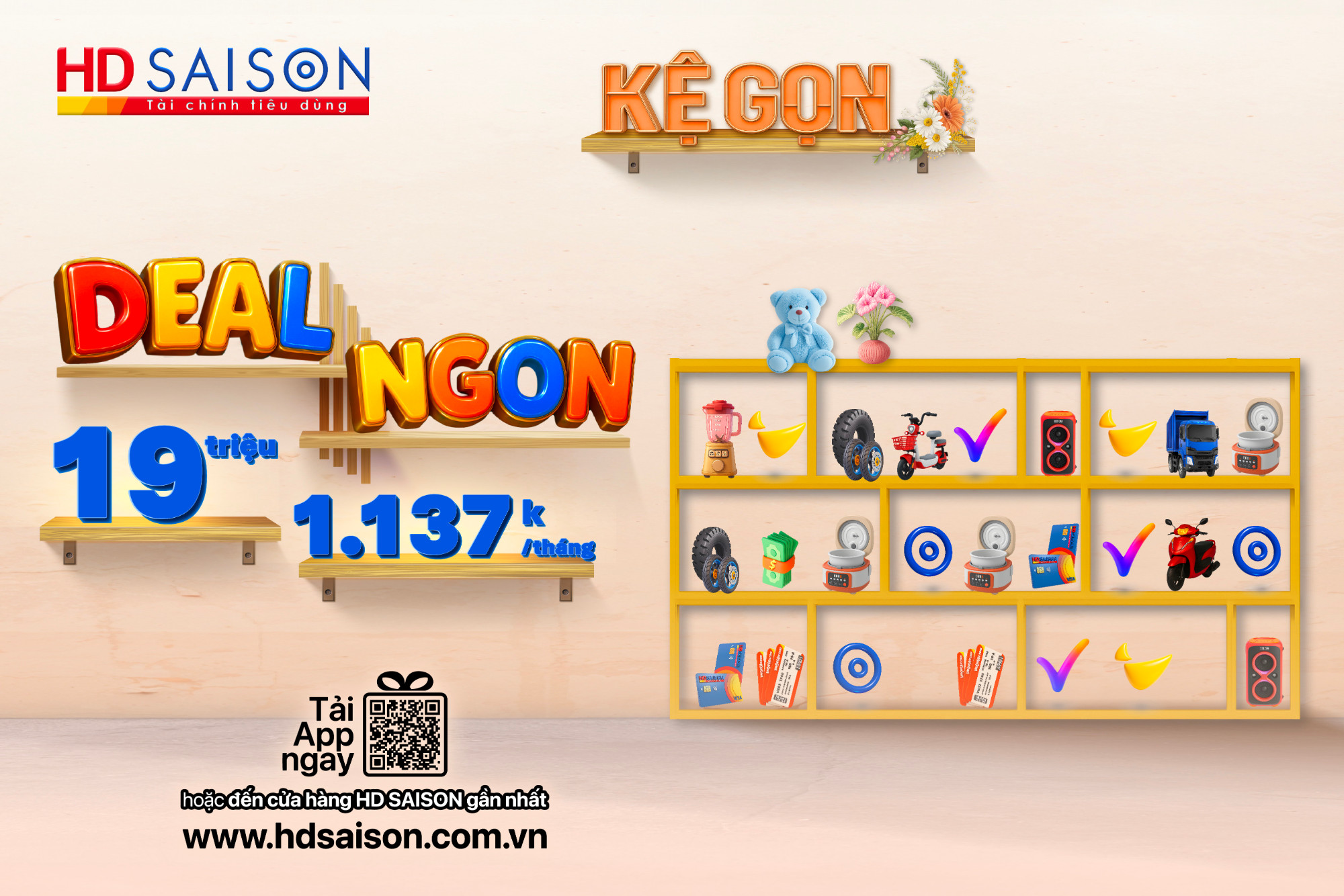 Ngập tràn “deal ngon”| Vay đến 19 triệu, chỉ trả từ 1.137k/tháng