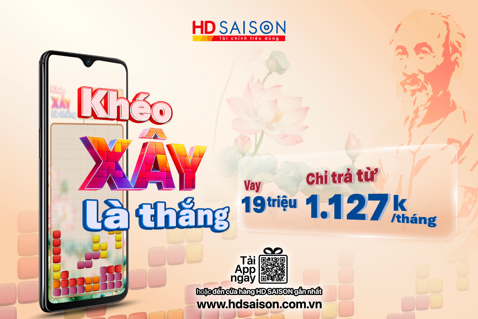 Khéo xây là thắng - Vay đến 19 triệu, chỉ trả 1.127k/tháng