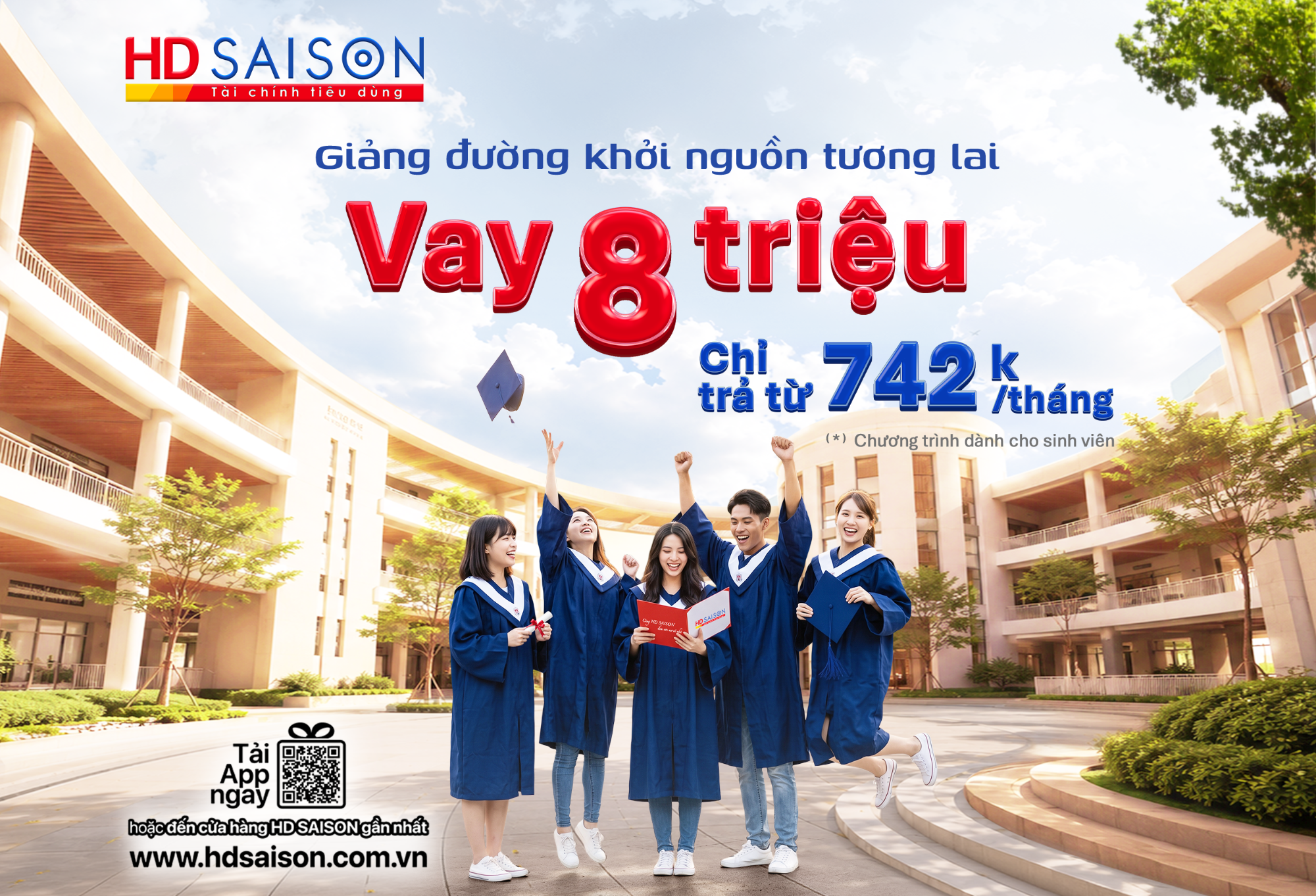 Gói vay 8 triệu – Dành riêng cho sinh viên từ 18 tuổi