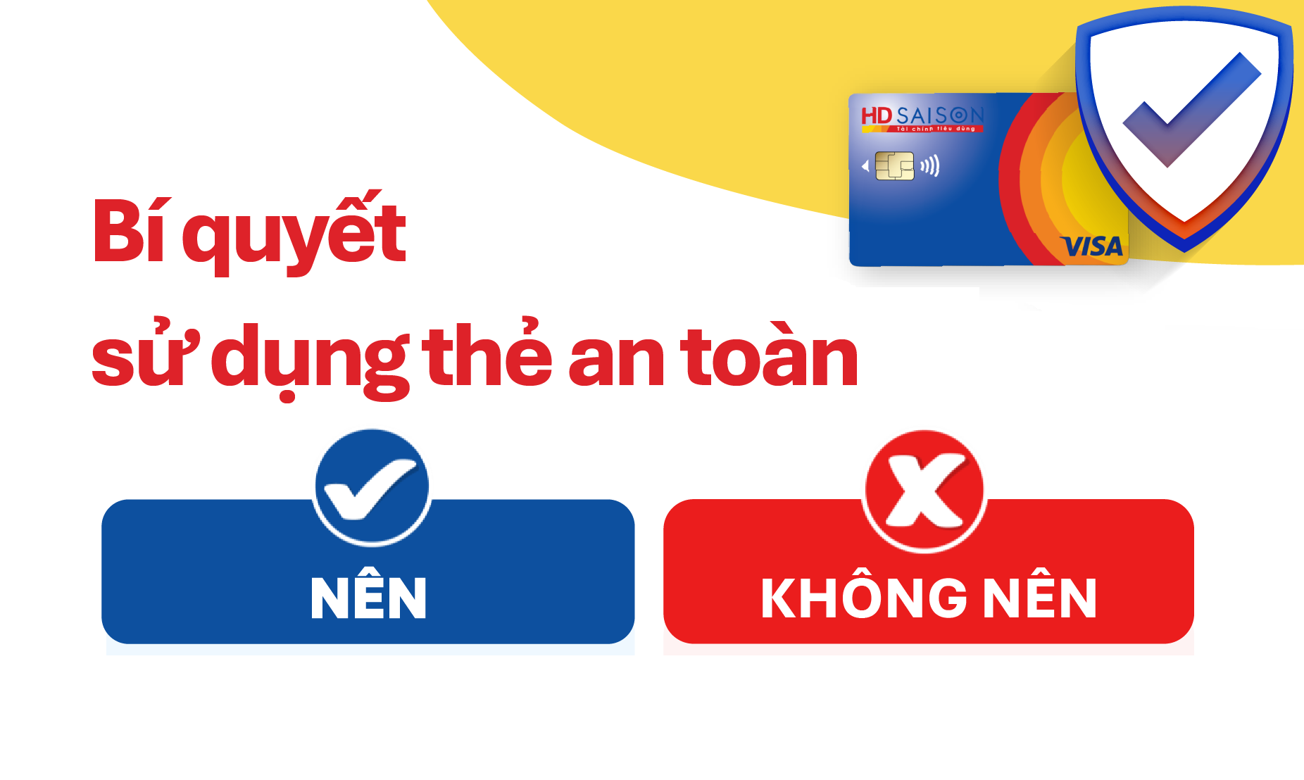 Bí quyết sử dụng thẻ an toàn