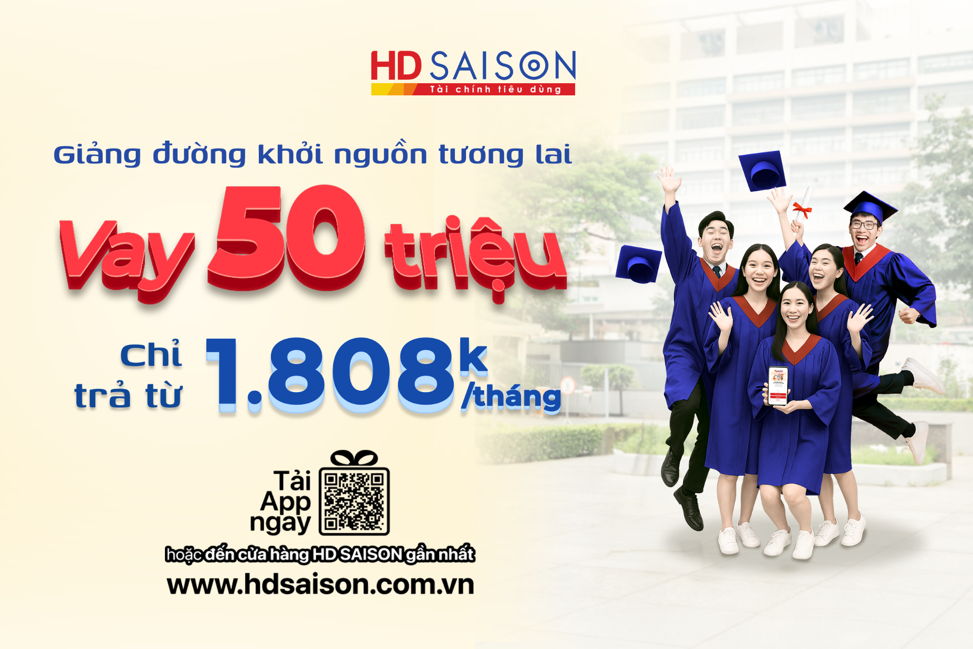 HD SAISON triển khai gói vay học phí giúp sinh viên đầu tư cho tương lai