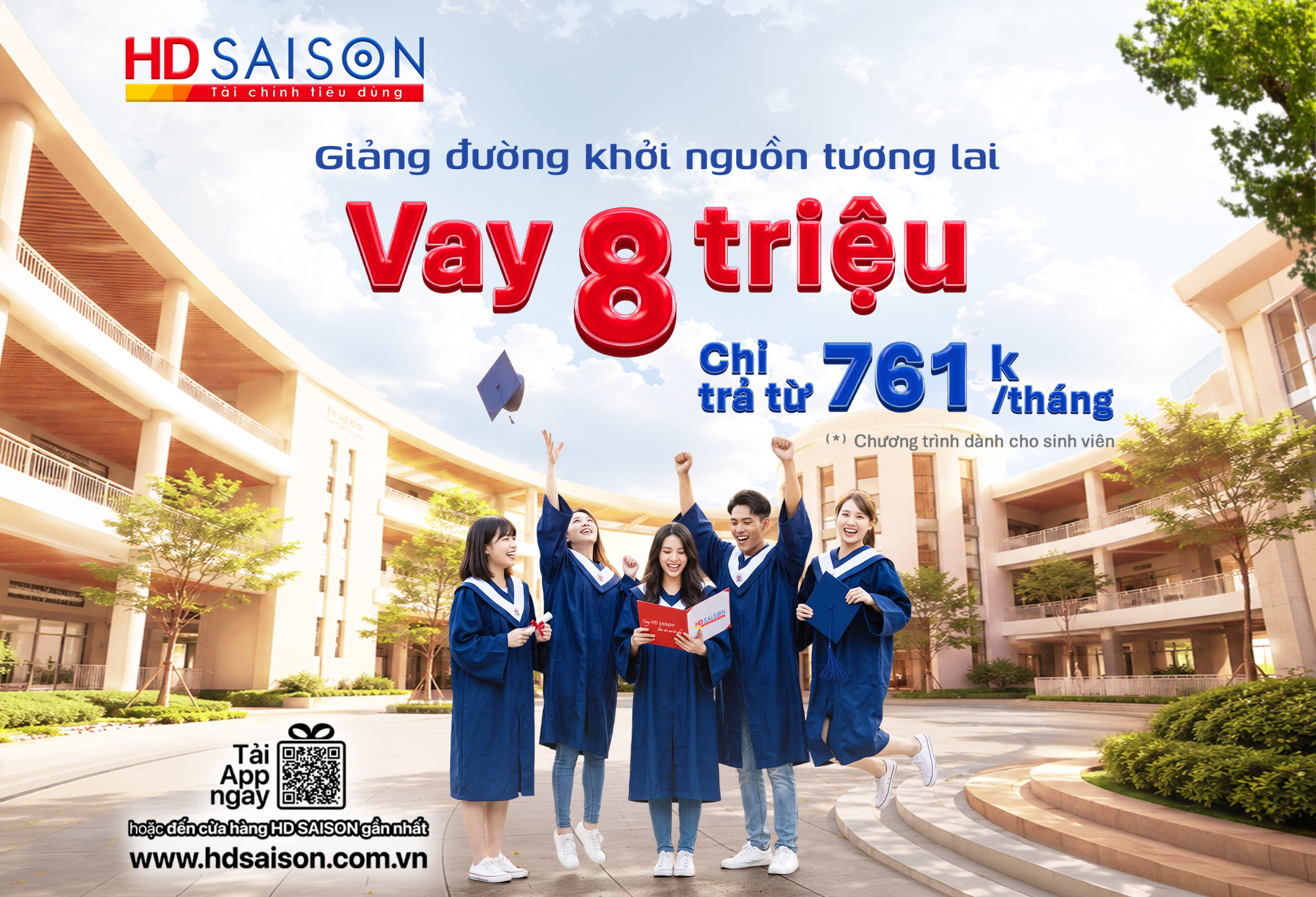 Gói vay 8 triệu – Dành riêng cho sinh viên từ 18 tuổi