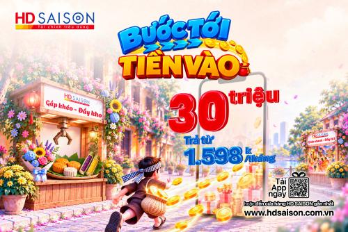 Bước tới – Tiền vào: Vay đến 30 triệu, đón trọn ưu đãi