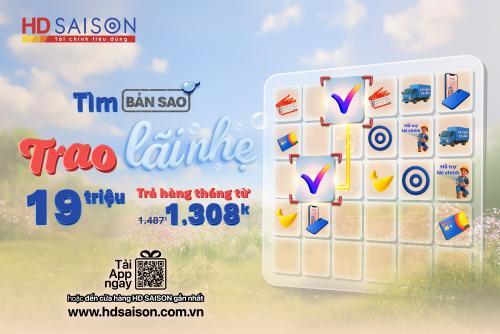 Tìm bản sao, trao lãi nhẹ | Vay 19 triệu, chỉ trả từ 1.308k/ tháng