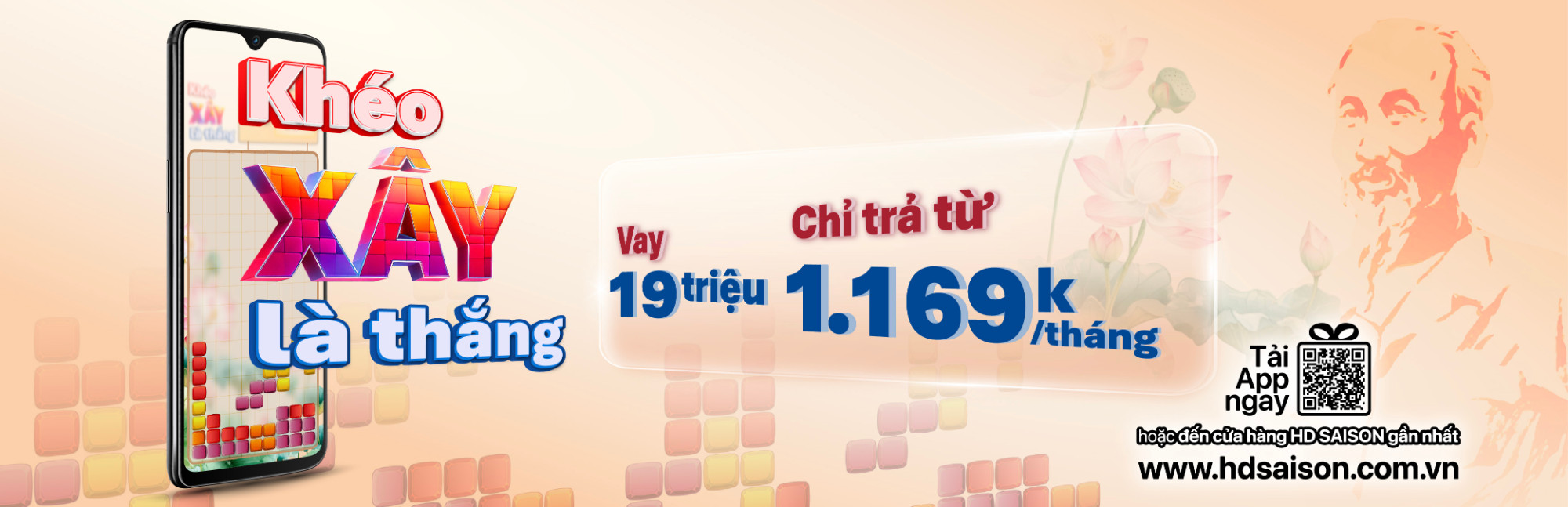 Khéo xây là thắng - Vay đến 19 triệu dễ dàng