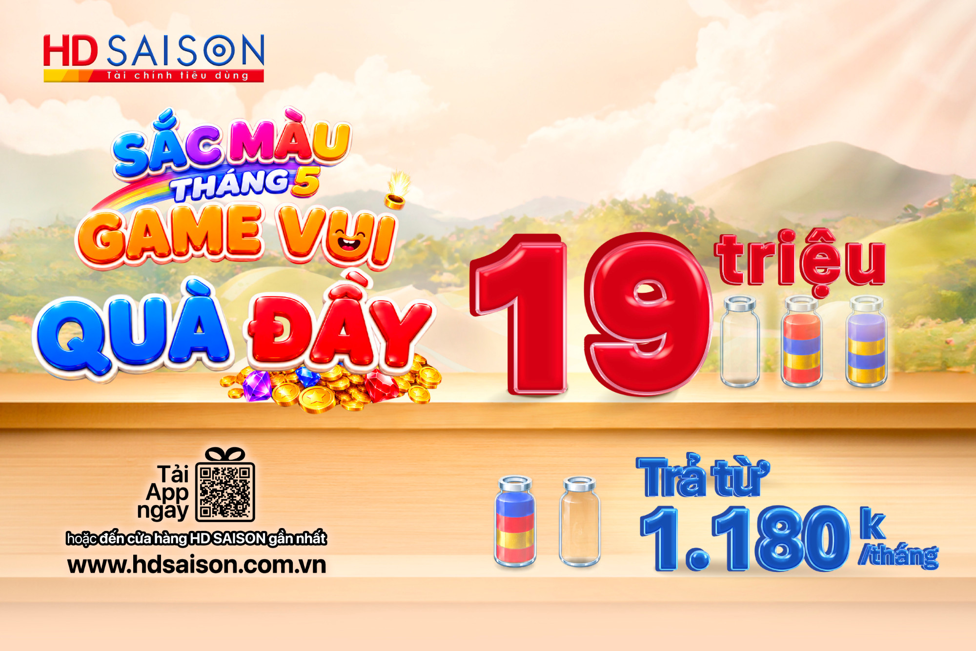 Sắc màu tháng 5 cùng HD SAISON – Săn ưu đãi vay lên đến 19 triệu