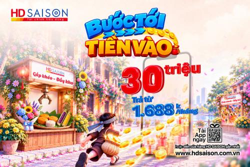 Bước tới – Tiền vào: Vay đến 30 triệu, đón trọn ưu đãi