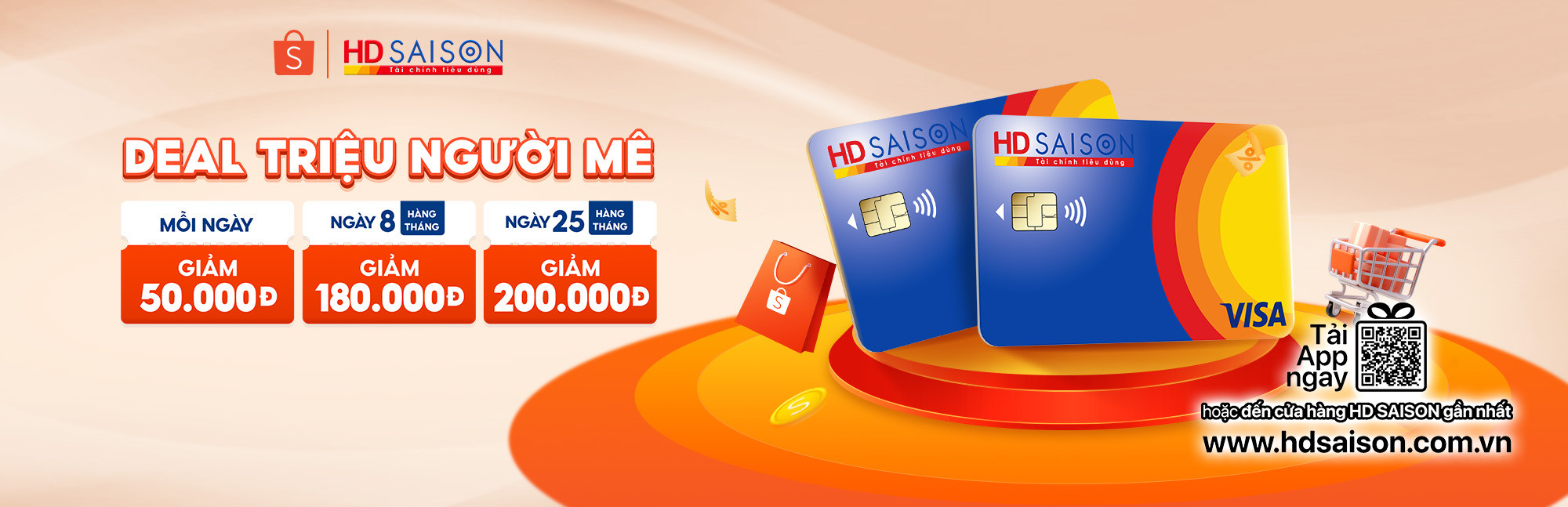 HD SAISON x Shopee | Deal triệu người mê