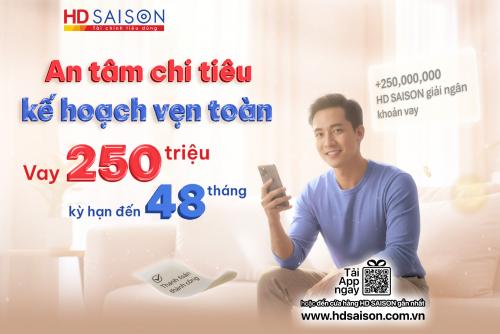 Vay 250 triệu - An tâm chi tiêu, kế hoạch vẹn toàn