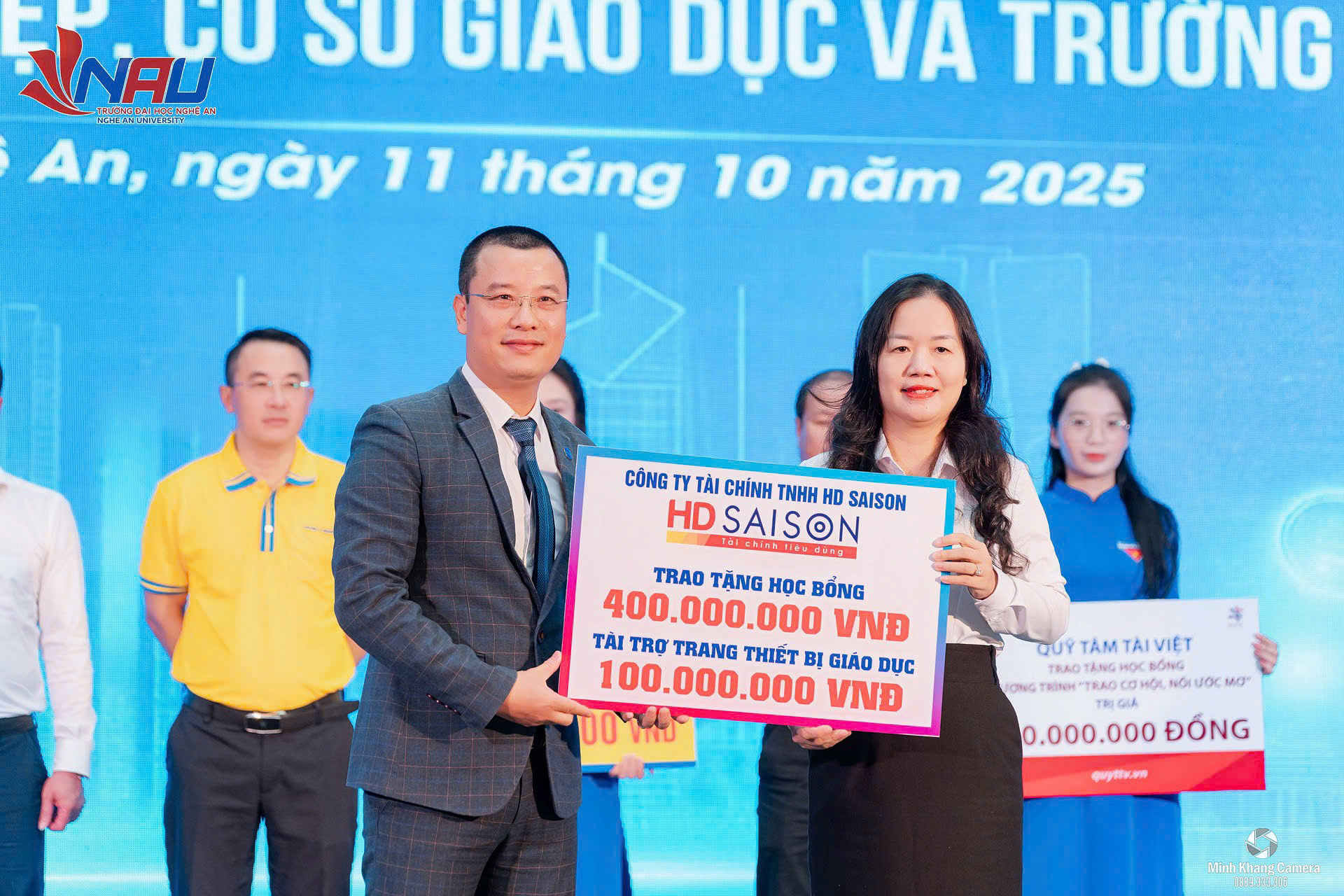 HD SAISON lan tỏa tinh thần doanh nhân Việt, tiếp sức thế hệ trẻ tại Đại học Nghệ An