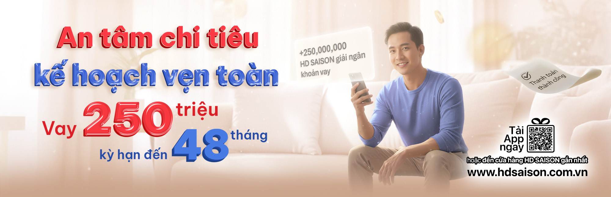 Vay 250 triệu - An tâm chi tiêu, kế hoạch vẹn toàn