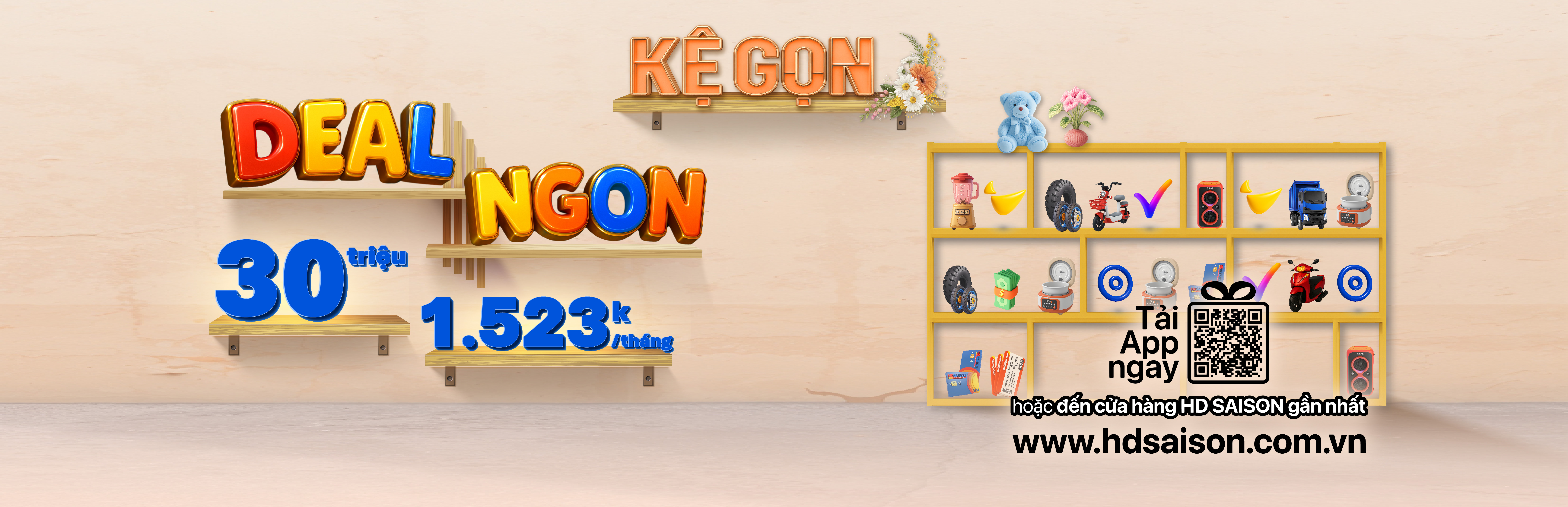 Tháng 10 rộn ràng – Ngập tràn “deal ngon” | Vay đến 30 triệu, chỉ trả từ 1.523k/tháng!