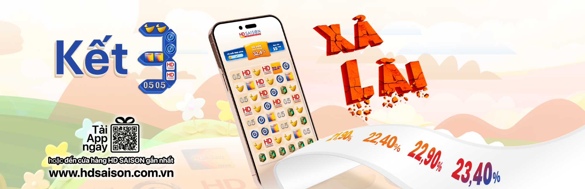 Kết 3 xả lãi - Vay 19 triệu chỉ trả từ 1.145k/tháng